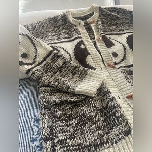 MOTHER Long Drop Cardigan